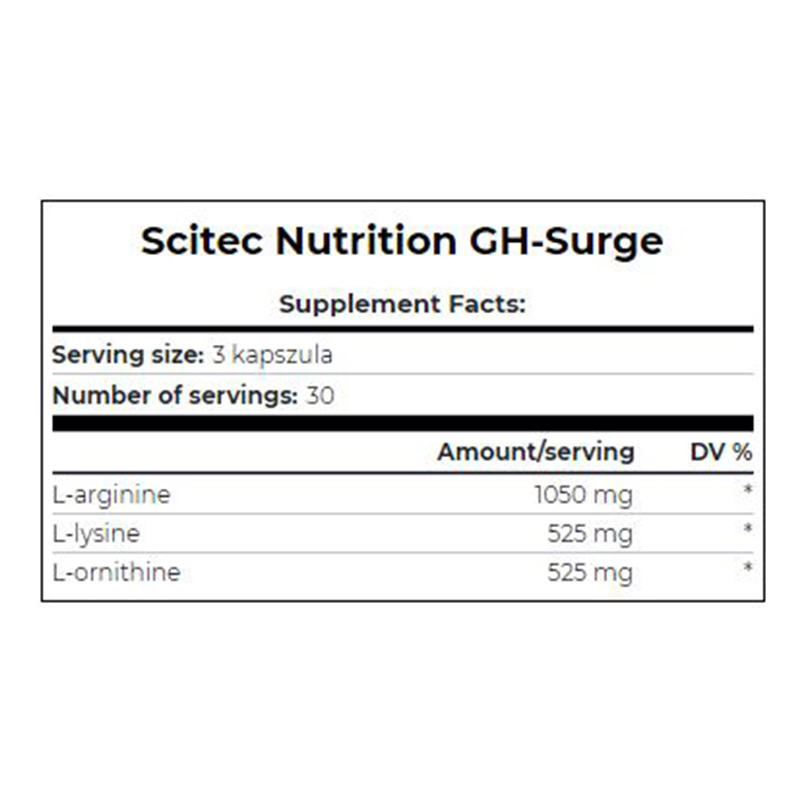 Scitec Nutrition GH-X Surge 90 Caps Best Price in Dubai