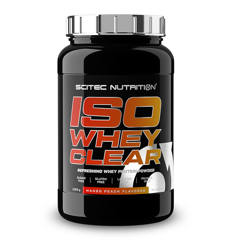 Scitec Nutrition ISO Whey Clear Protein 1025g Mango-Peach Best Price in UAE