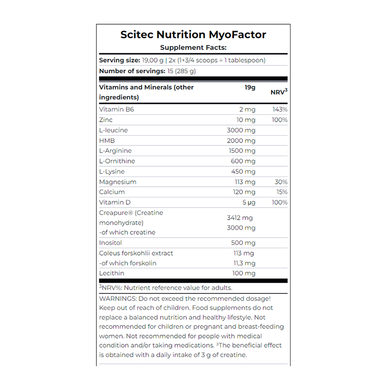 Scitec Nutrition MyoFactor 285 Gm - Pineapple Coconut Best Price in Dubai