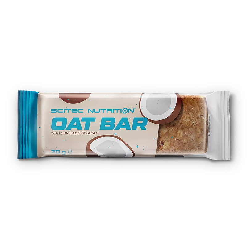 Scitec Nutrition Oat Bar 70 Gr - Coconut x 20 Bars in 1 Box