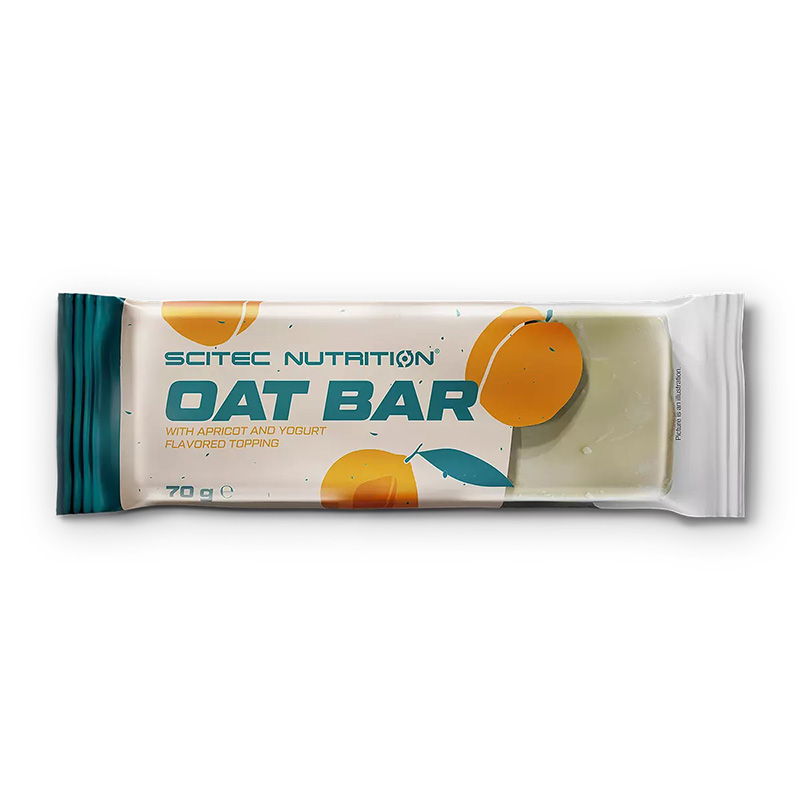 Scitec Nutrition Oat Bar 70 Gr - Yogurt Peach x 20 Bars in 1 Box