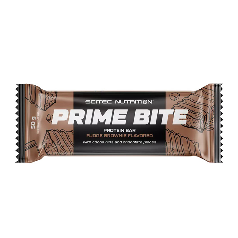 Scitec Nutrition Prime Bite Protein Bar 50G 20Pcs - Fudge Brownie