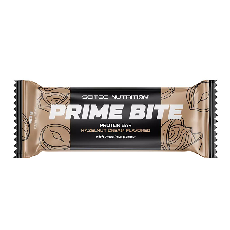 Scitec Nutrition Prime Bite Protein Bar 50G 20Pcs - Hazelnut Cream Best Price in UAE