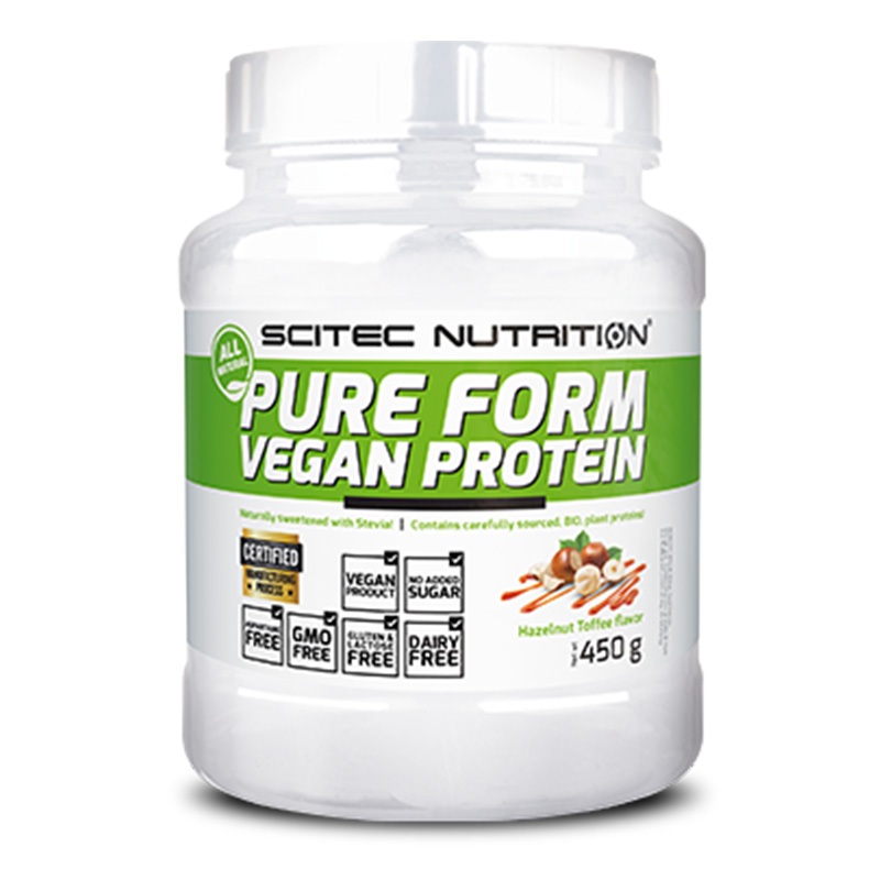 Scitec Nutrition Pure Form Vegan Protein 450 gms Best Price in UAE