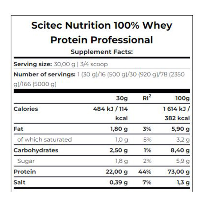 Scitec Nutrition Whey Protein Professional 500 g - Vanilla Best Price in Dubai