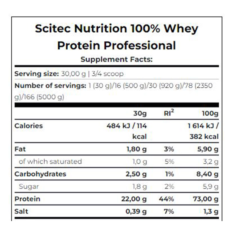 Scitec Nutrition Whey Protein Professional 5000 g - Chocolate Best Price in Dubai