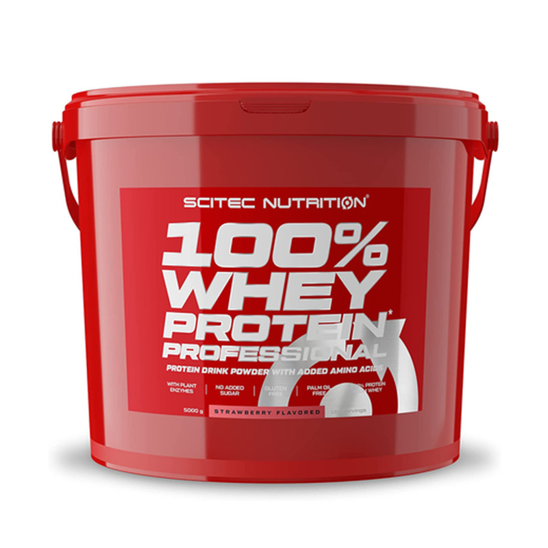 Scitec Nutrition Whey Protein Professional 5000 g - Strawberry Best Price in UAE