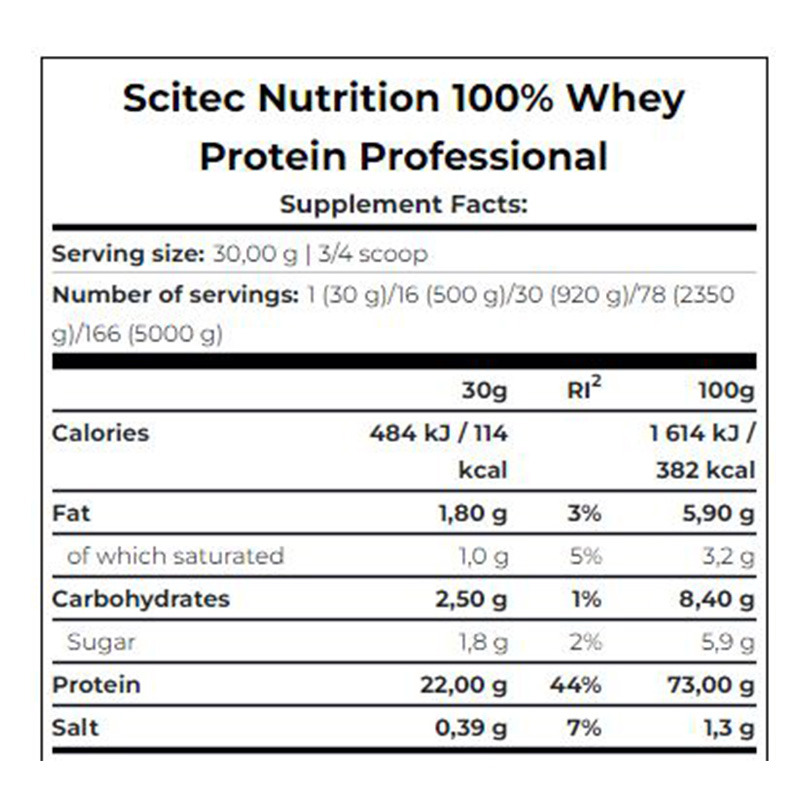 Scitec Nutrition Whey Protein Professional 5000 g - Strawberry Best Price in Dubai