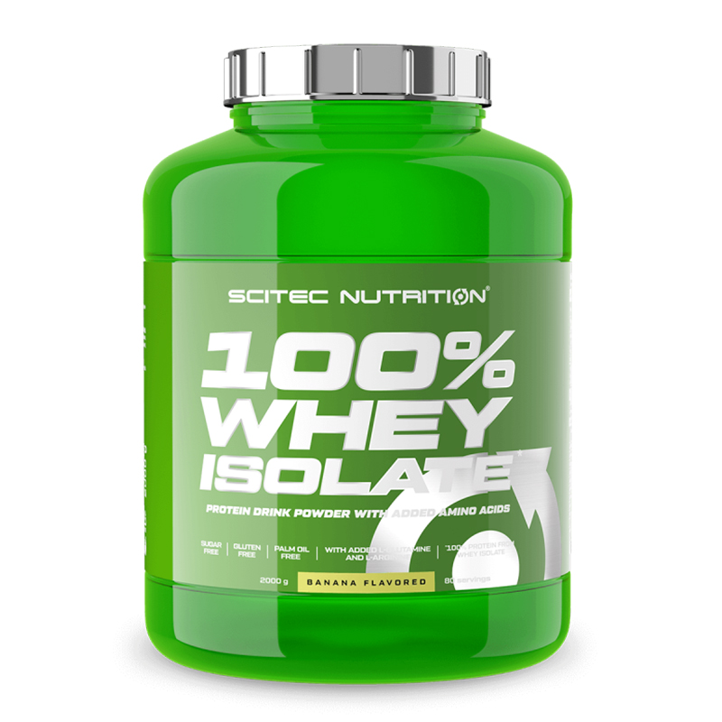 Scitic Nutrition 100% Whey Isolate 2 Kg  - Banana