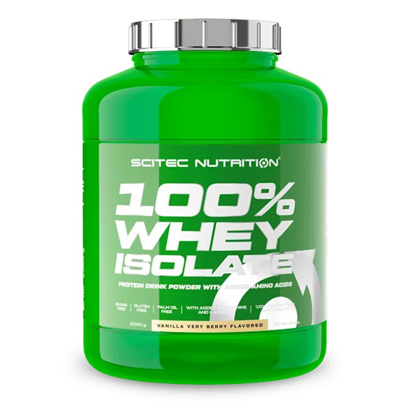 Scitic Nutrition 100% Whey Isolate 2 Kg - Berry Vanilla Best Price in UAE
