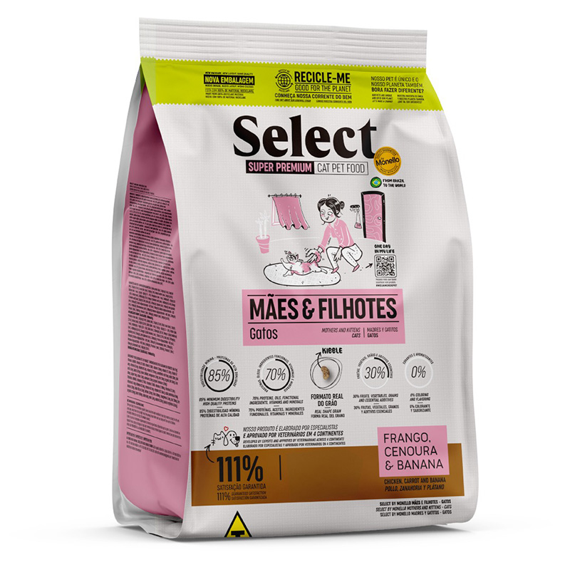 Select by Monello Mothers and Kittens 7 Kg Chicken, Carrot and Banana
