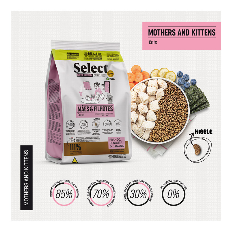 Select by Monello Mothers and Kittens 7 Kg Chicken, Carrot and Banana Best Price in Dubai