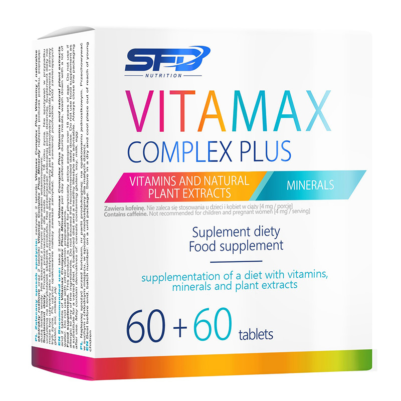 SFD Nutrition VITAMAX Complex Plus 60+60 Tablets