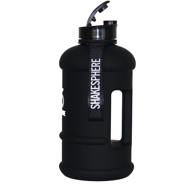 ShakeSphere Hydration Jug 1.3 L Matte Black/White Logo Best Price in Dubai
