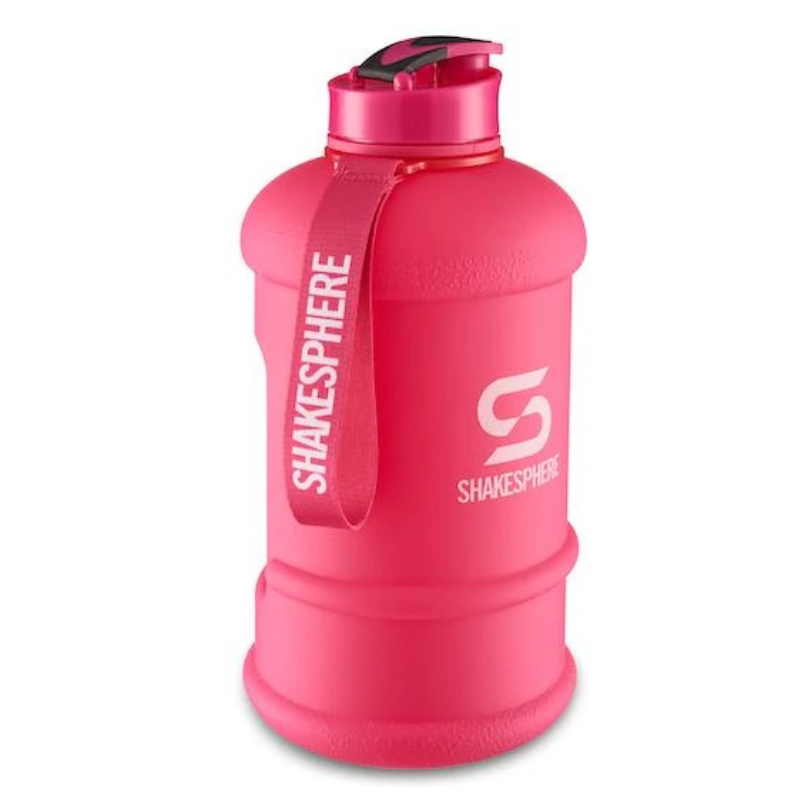 ShakeSphere Hydration Jug 1.3 L Matte Pink/White Logo Best Price in Abu Dhabi
