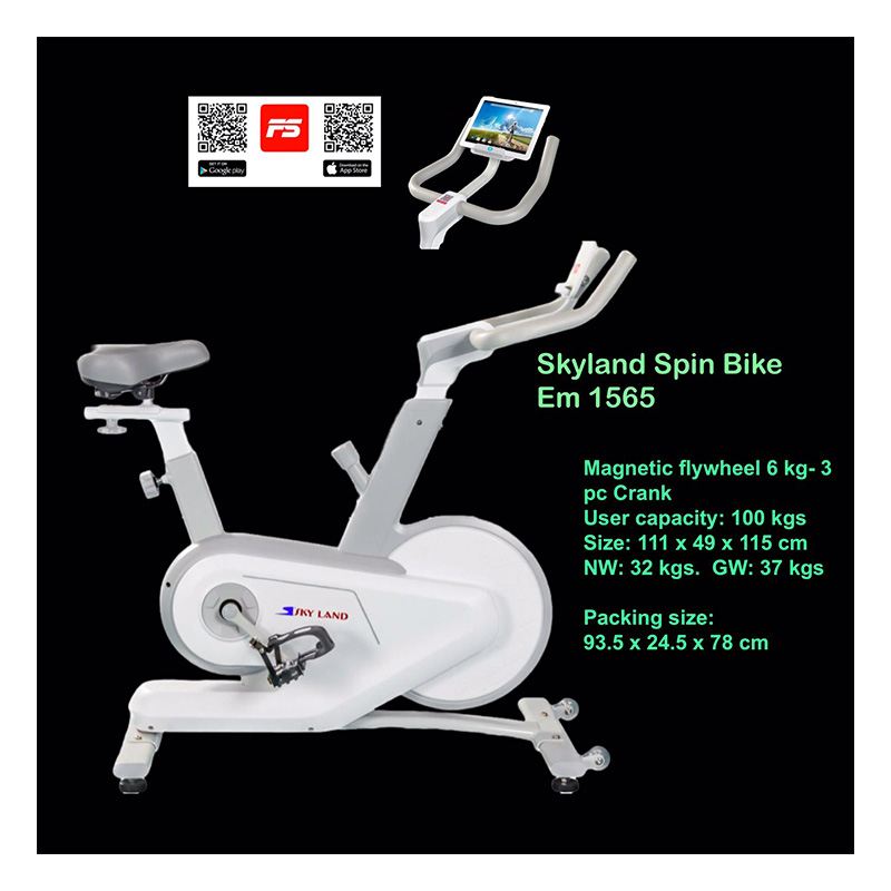 Sky Land Exercise Magnetic Resistance Spin Bike Best Price in Ajman