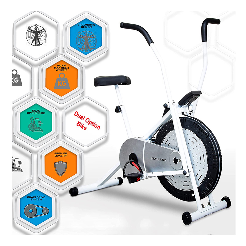 Sky Land Fitness Exercise Bike Air Cycle for Home Gym Best Price in Ajman