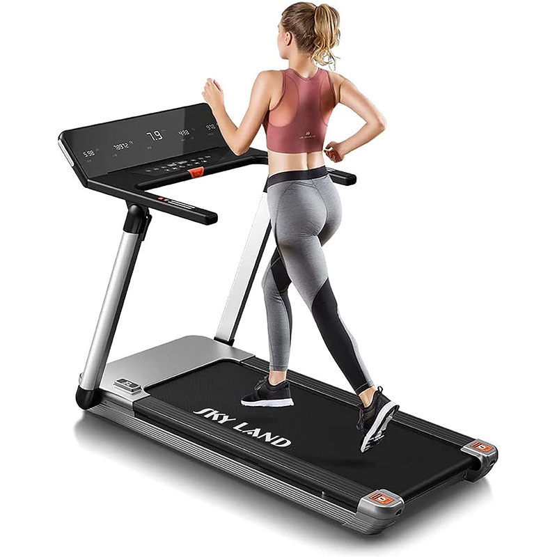 Sky Land Fitness Foldable Treadmill with LED Display Black Best Price in UAE