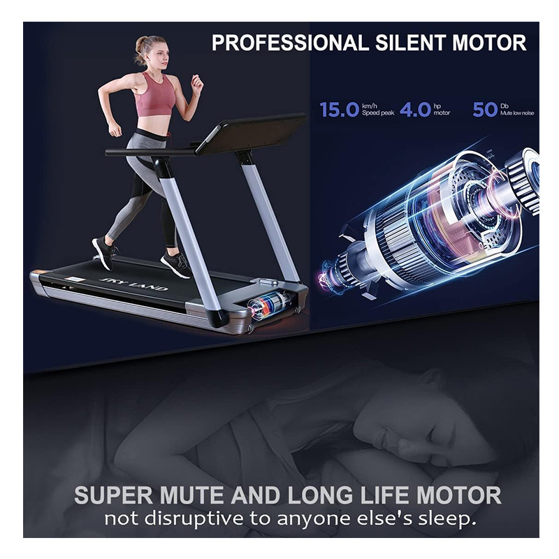 Sky Land Fitness Foldable Treadmill with LED Display Black Best Price in Dubai