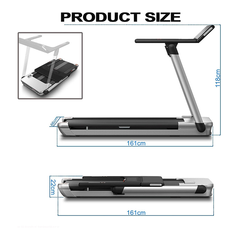 Sky Land Fitness Foldable Treadmill with LED Display Black Best Price in Ajman