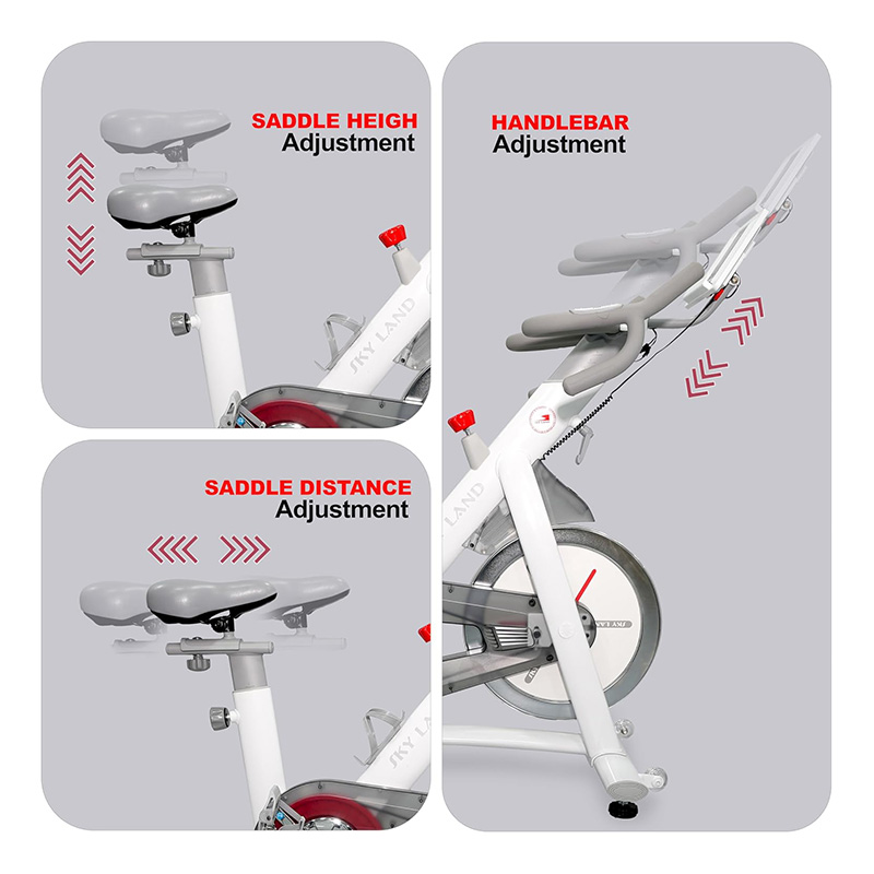 Sky Land Indoor Spin Bike with FitShow App EM-1568-W Best Price in Abu Dhabi