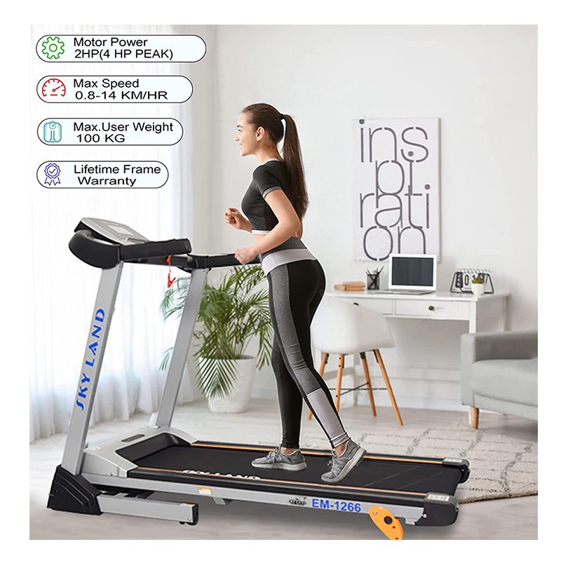 Sky Land Powerful Motor DC 2 HP - 4HP Peak Treadmill Best Price in Dubai