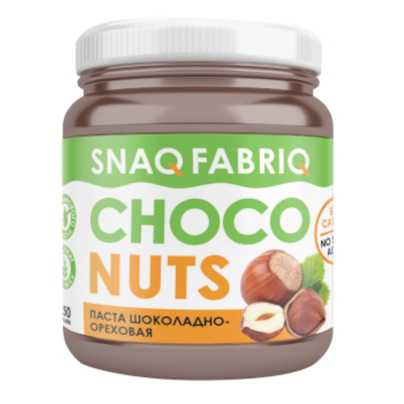 Snaq Fabric Butter Cream 250 G 12 Pcs in Box - Chocolate Hazelnut