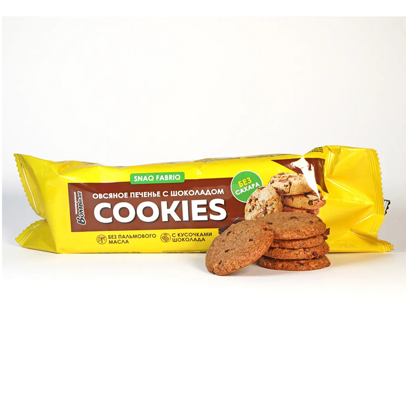 Snaq Fabric Oatmeal Cookies Chocolate 180 g x 9  in Box Best Price in Dubai