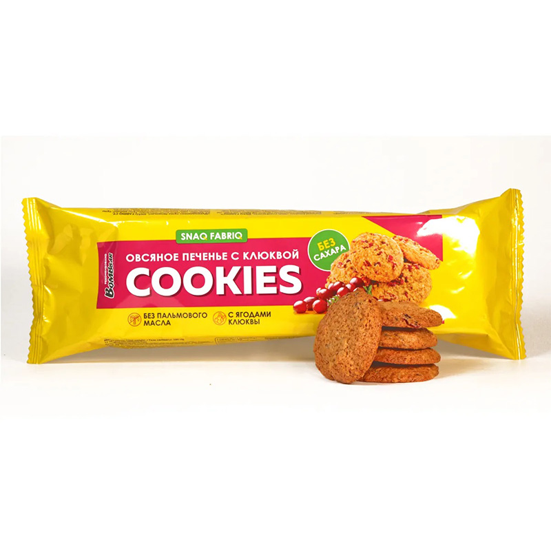 Snaq Fabric Oatmeal Cookies Cranberries 180 g x 9  in Box Best Price in Dubai