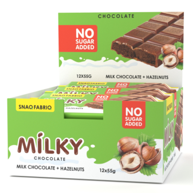 Snaq Fabriq Milk Chocolate with Filling 34 G 16 Pcs in Box - Chocolate Nut Best Price in UAE