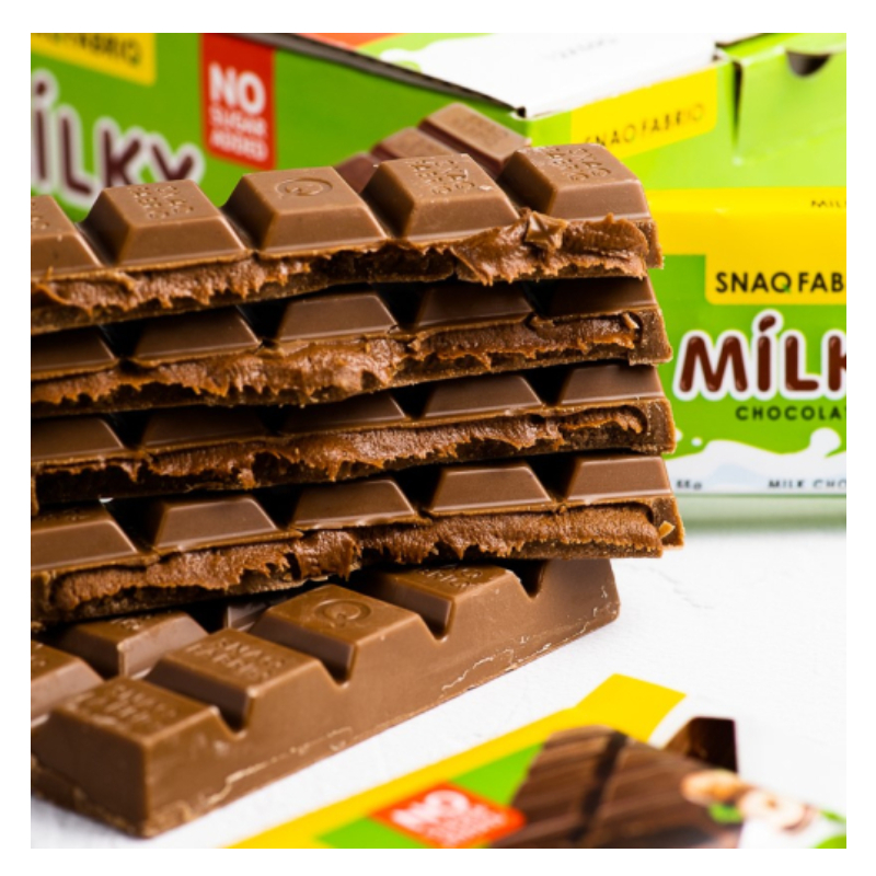 Snaq Fabriq Milk Chocolate with Filling 34 G 16 Pcs in Box - Chocolate Nut Best Price in Dubai