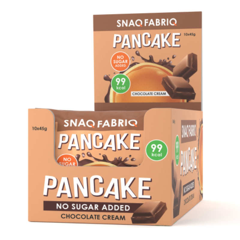 Snaq Fabriq Pancake 45 G 10 Pcs in Box - Delicate Chocolate Best Price in Dubai