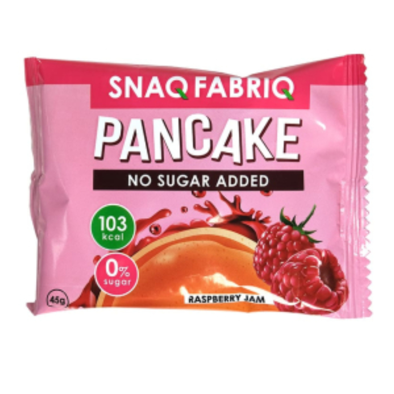 Snaq Fabriq Pancake 45 G 10 Pcs in Box - Raspberry Jam