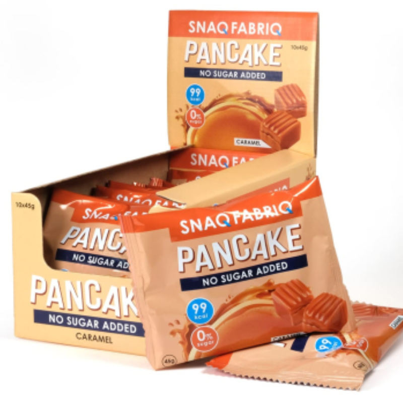 Snaq Fabriq Pancake 45 G 10 Pcs in Box - Soft Caramel