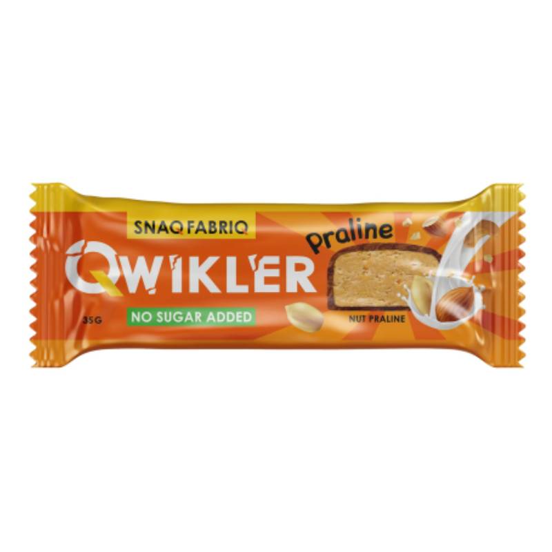 Snaq Fabriq Qwikler Glazed Bar 35 G 12 Pcs - Nut Praline Best Price in Abu Dhabi