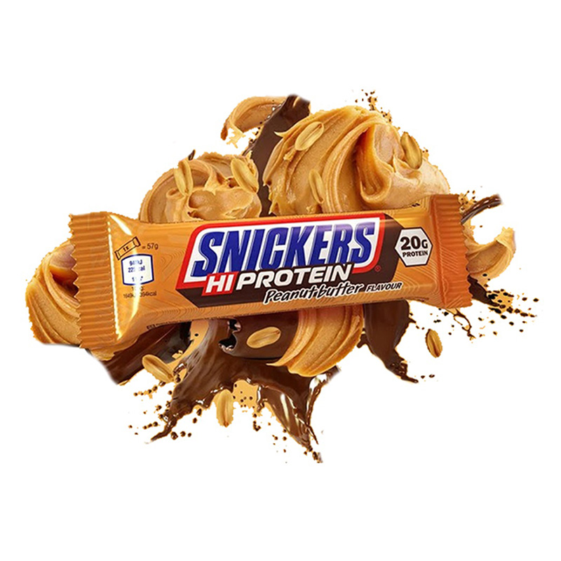 Snickers Peanut Butter Hi Protein Bar 20g 1x12 Bars