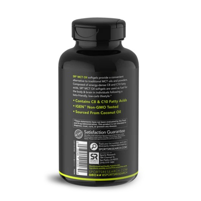 Sports Research MCT Oil 1000mg 120 softgels Best Price in Abudhabi