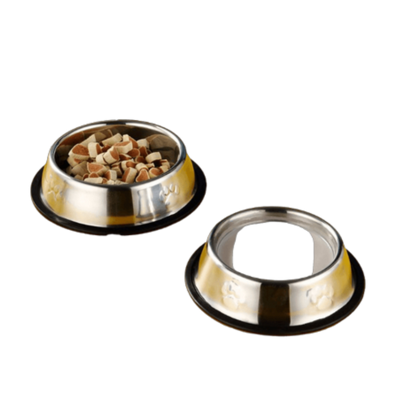 Stainless Steel Pet Dog Water And Food Bowl 16 CM - 10003