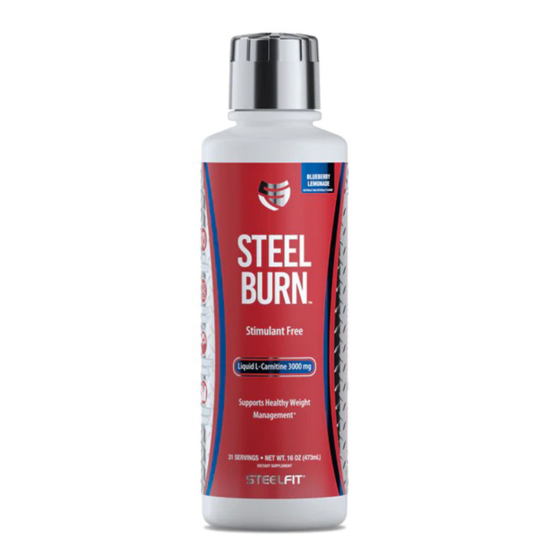 Steel Fit Steel Burn Liquid L-Carnitine 3000 mg 473 ml - Blueberry Lemonade