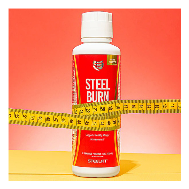 Steel Fit Steel Burn Liquid L-Carnitine 3000 mg 473 ml - Cotton Candy Best Price in Dubai