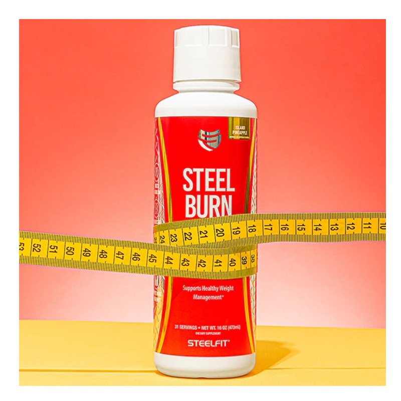 Steel Fit Steel Burn Liquid L-Carnitine 3000 mg 473 ml - Strawberry Starfruit Best Price in Dubai