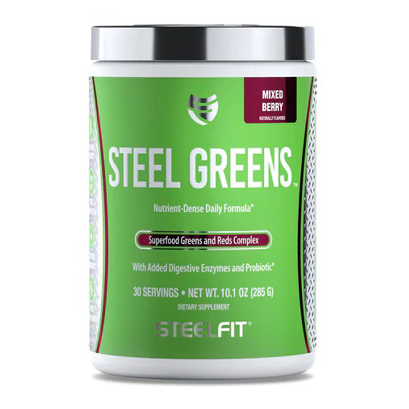 Steel Fit Steel Greens Superfood Greens and Reds Complex 285 G - Mixed Berry