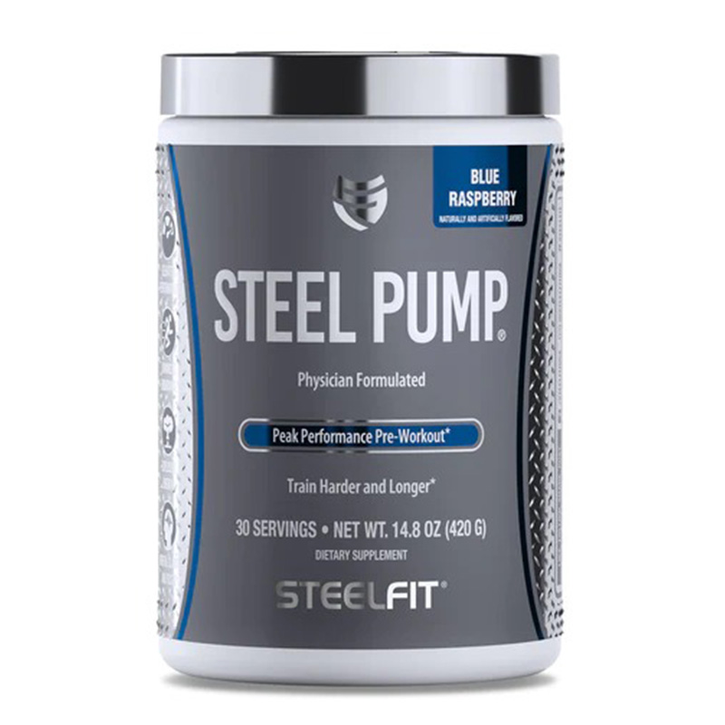 Steel Fit Steel Pump Peak Performance Pre-Workout 420 G - Blue Raspberry