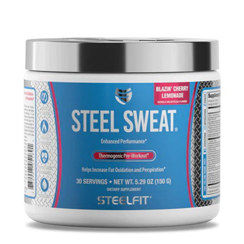 Steel Fit Steel Sweat Thermogenic Pre-Workout 150 G - Blazin Cherry Lemonade