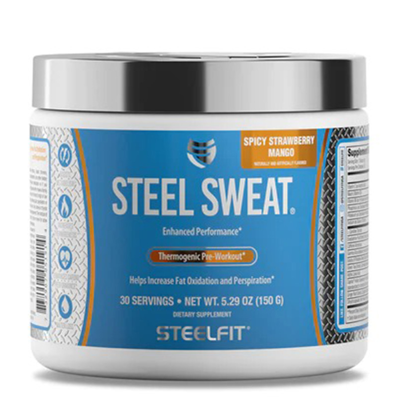 Steel Fit Steel Sweat Thermogenic Pre-Workout 150 G - Spicy Strawberry Mango