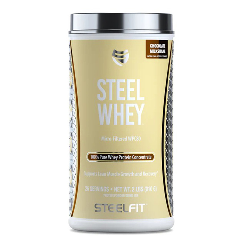 Steel Fit Steel Whey Protein Concentrate 910 G - Chocolate Milkshake Best Price in UAE