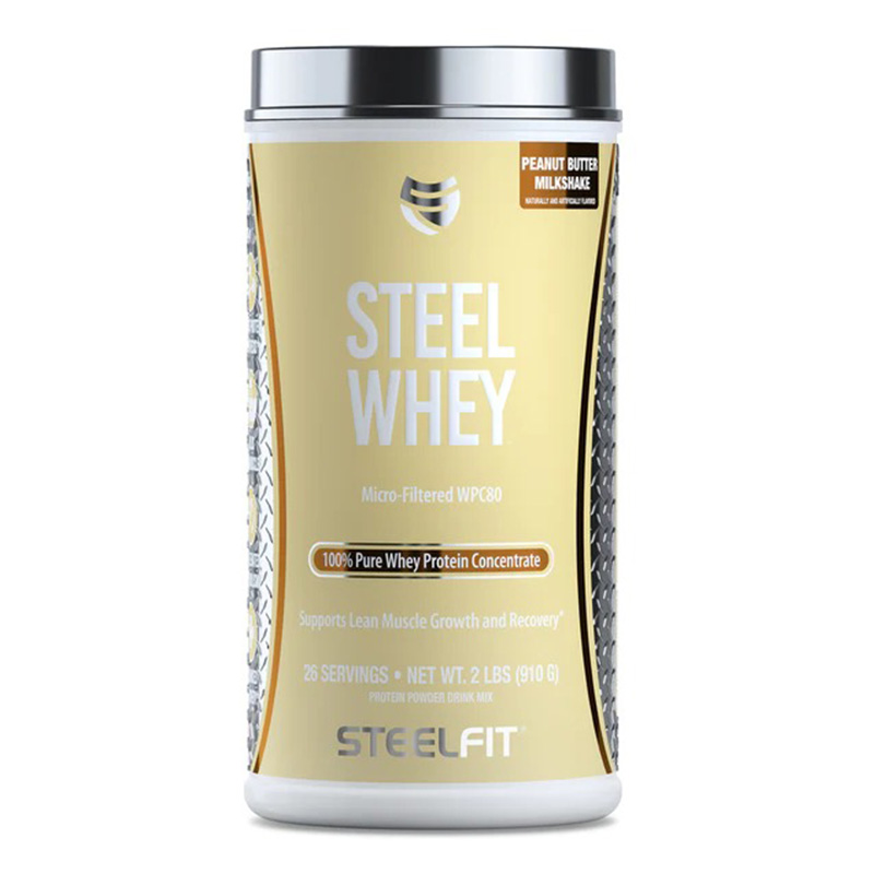 Steel Fit Steel Whey Protein Concentrate 910 G - Peanut Butter Milkshake Best Price in UAE