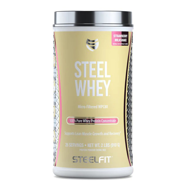 Steel Fit Steel Whey Protein Concentrate 910 G - Strawberry Milkshake