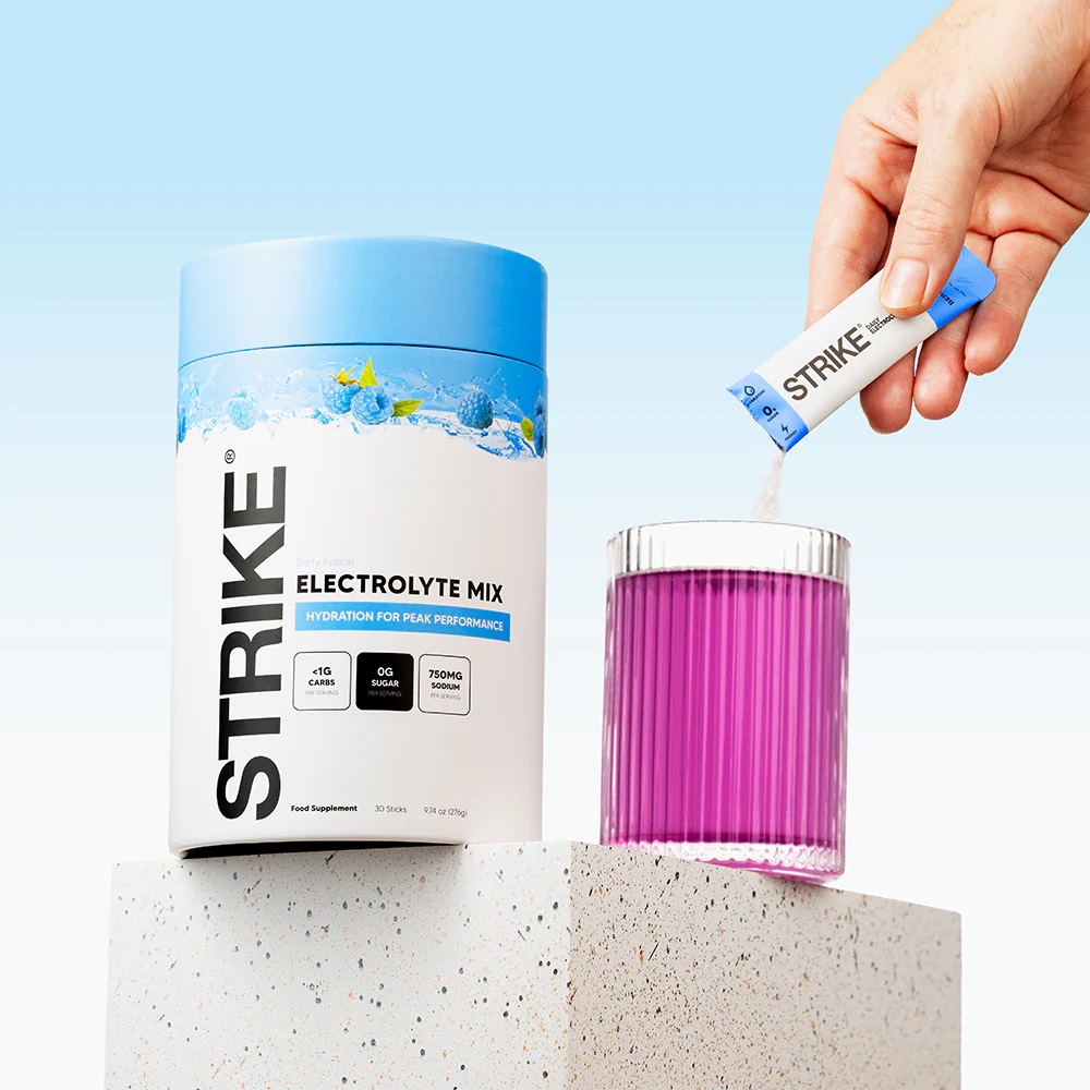 Strike Electrolytes Mix 1 Tub - Berry Fusion Best Price in Dubai