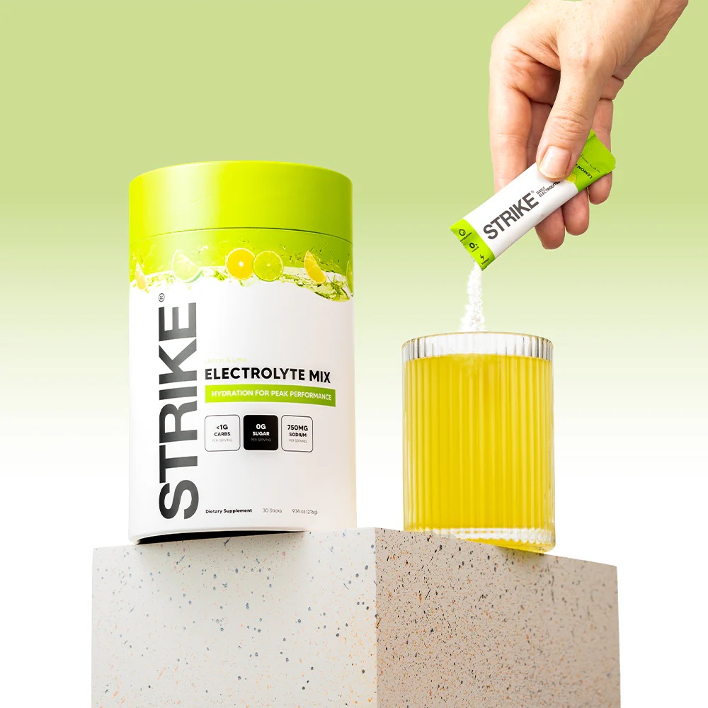 Strike Electrolytes Mix 1 Tub - Lemon & Lime Best Price in Abu Dhabi